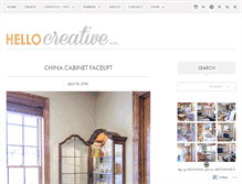 Tablet Screenshot of hellocreativeblog.com